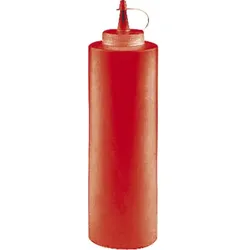 PADERNO Quetschflasche, rot, Inhalt: 0,36 Liter