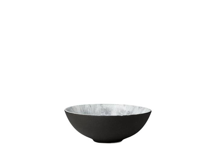 Dessertschale Lunasol Gaya Atelier Space Komet , schwarz, H:5,5cm Ø:15cm, Porzellan, Schüsseln, Dessertschale, Spülmaschinenfest
