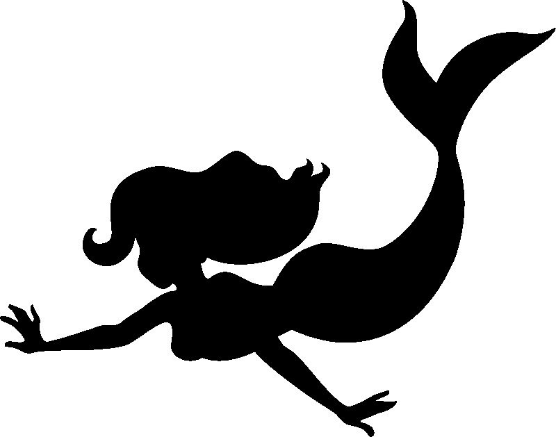 Ambiance-sticker Sticker Salle de bain Une sirène dans toute sa splendeur