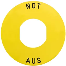 Schneider Electric Not-Aus-Schild ZBY9260