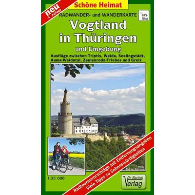 Radwander- und Wanderkarte Vogtland in Thüringen und Umgebung, Sonstige von Verlag Barthel, Barthel, A, 978-3-89591-116-3
