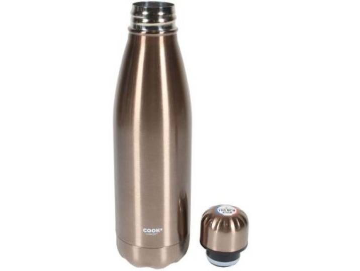 Cook Concept - Bouteille Isotherme De Transport Rose Dore 500 Ml
