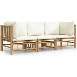 vidaXL, Gartenlounge, Feldstetten (2x Eckteil + Mittelteil)