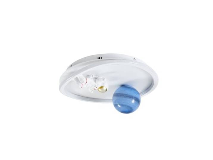 Lindby LED Deckenleuchte Kosmo (Für Kinder, Junges Wohnen) in Weiß (1 flammig) - Lampe Deckenlampe Wohnzimmerleuchte