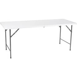 Perel folding table Camping Tisch Weiß FP183 Belastbarkeit (Gewicht) (max.) 100 kg