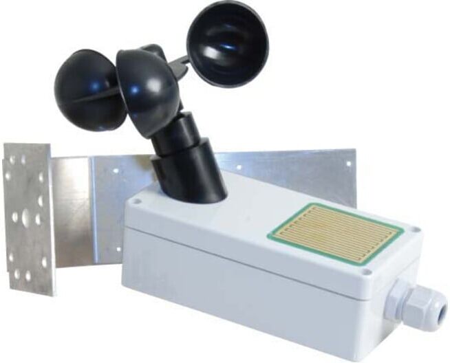WindowMaster WLA 330 0101 Wind-/Regensensor aus Aluminium mit Heizung (24 V) für Fenstersteuerung (1278047)