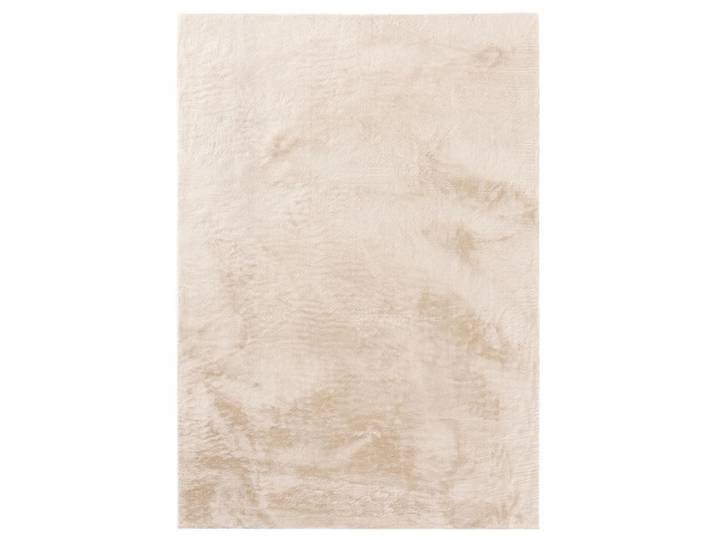 benuta Kunstfellteppich Furry Beige 140/200 cm, Kunststoff, Uni, Rechteckig, 140x200 cm, pflegeleicht, Teppiche & Böden, Teppich, Schaffell & Kuhfell