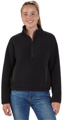 Boxercraft BW8501 Everest Half Zip in Black size Small   Polyester