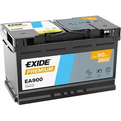 Exide EA900 Premium Carbon Boost 90Ah 720A Autobatterie