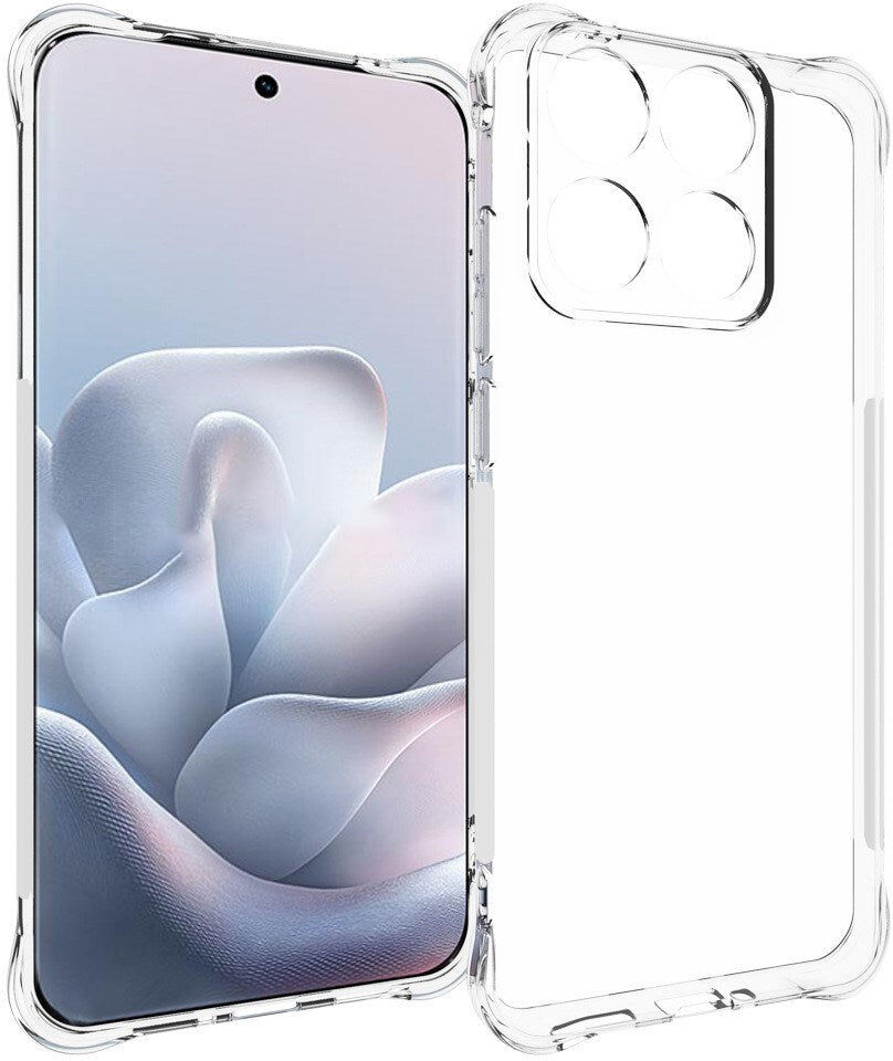 Motorola Edge 70 Fusion EIDERWOOD Anti-Slip Fleksibelt Plastik Bagside Case - Gennemsigtig