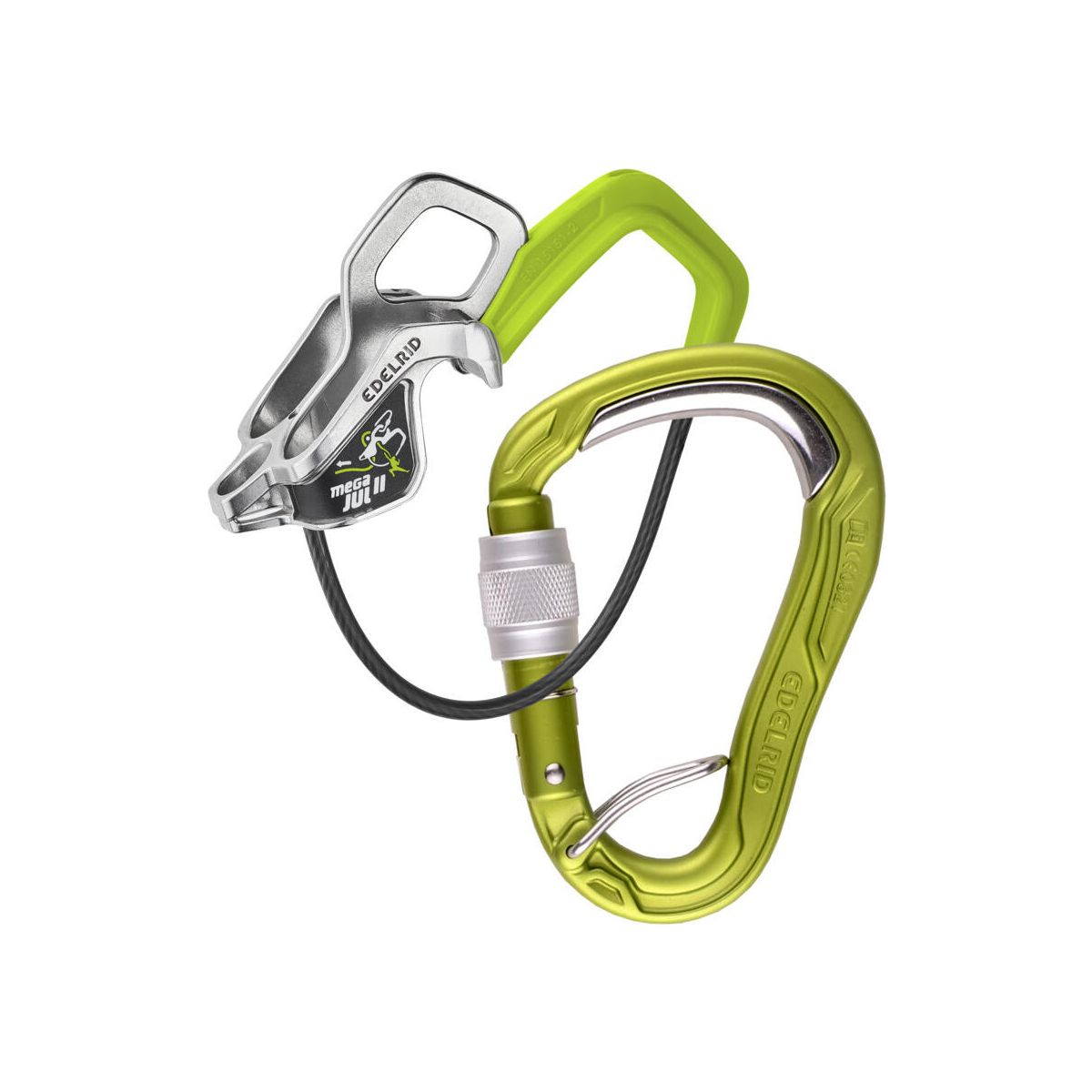 Edelrid Mega Jul Belay Kit Bulletproof Screw II oasis (138) 738340001380