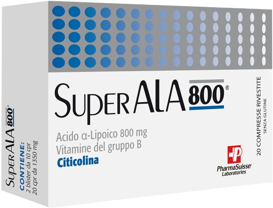 PHARMASUISSE LABORATORIES SpA SuperALA 800, 20 Compresse