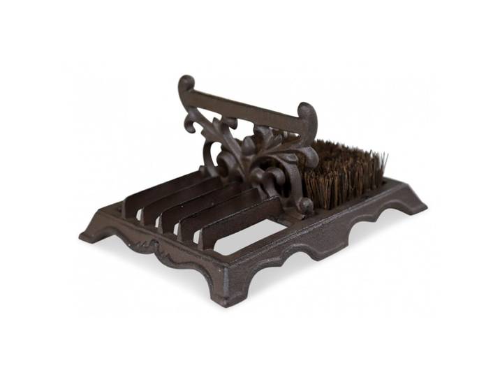 Gratte-pied fonte marron
