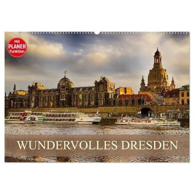 WUNDERVOLLES DRESDEN (Wandkalender 2027 DIN A2 quer), CALVENDO Monatskalender