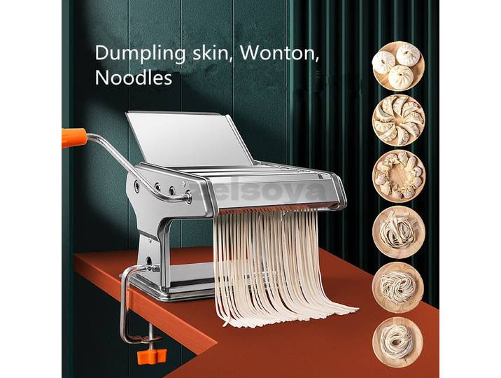 Machine à nouilles familiale, petite presse à pâte multifonctionnelle, mécanisme de roulement manuel, machine automatique pour boulettes et peau wonton
