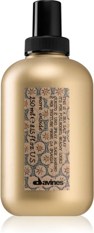 Davines More Inside Sea Salt Spray spray salé cheveux pour un effet retour de plage 250 ml
