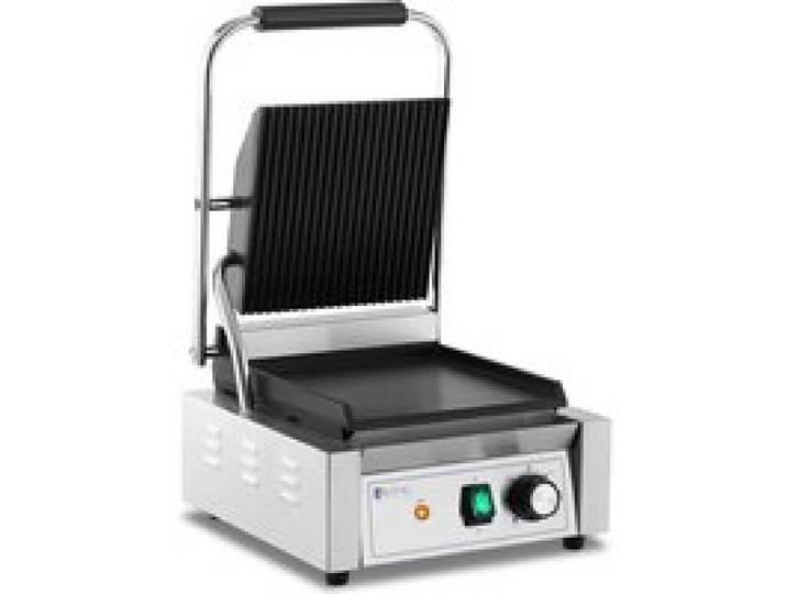 Machine à panini toaster électrique plancha électrique professionnelle rainurée + lisse 1 800 watts acier inoxydable 14_0004011