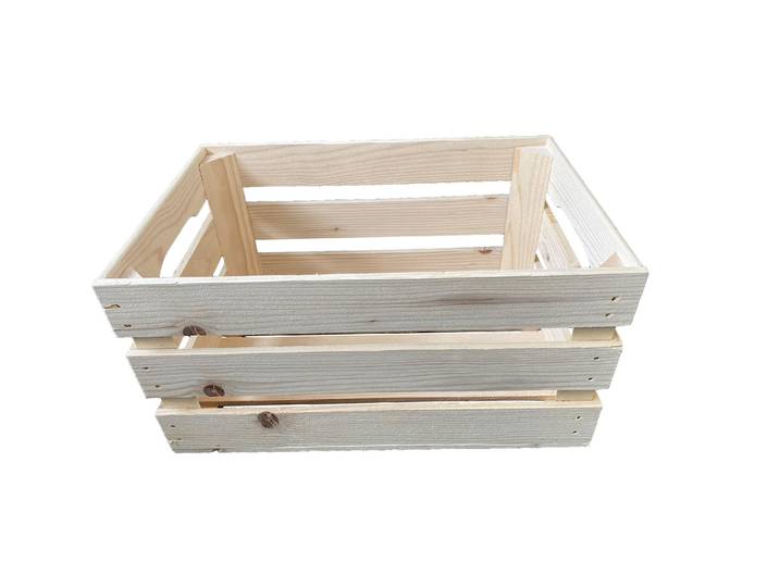 Holzkiste HOLZ ZOLLHAUS Obstharasse Fichte , beige (natur), B:60cm H:30cm T:40cm, Aufbewahrungsboxen, Holzkiste