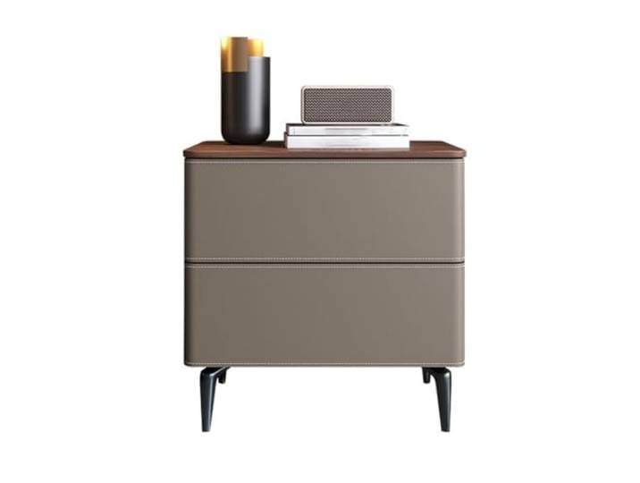 YCCHAH Bett mit Stauraum Nachttisch, Home Wohnzimmer Lagerschrank Schlafzimmer Sattelleder Desktop