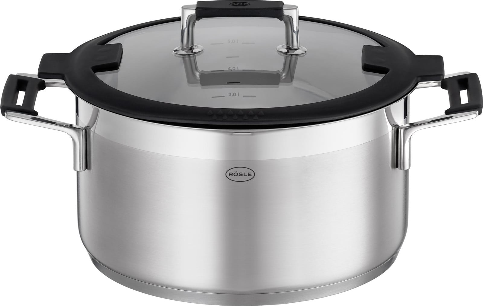 Rösle Silence Pro Kookpan, lage vorm, 24 cm