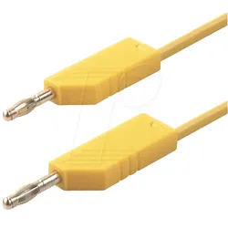 MLN SIL 25 1 GE - Silikon-Messleitung, 1,0 mm2, 0,25 m, gelb