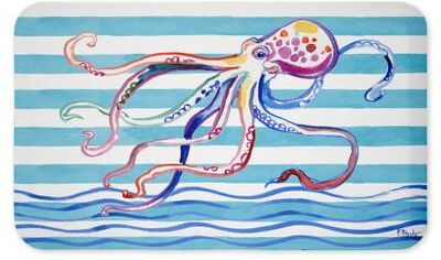 "Stupell Brushstroke Flamingos Sea Life Printed Anti-Fatigue Floor Mat, 30""x18"""