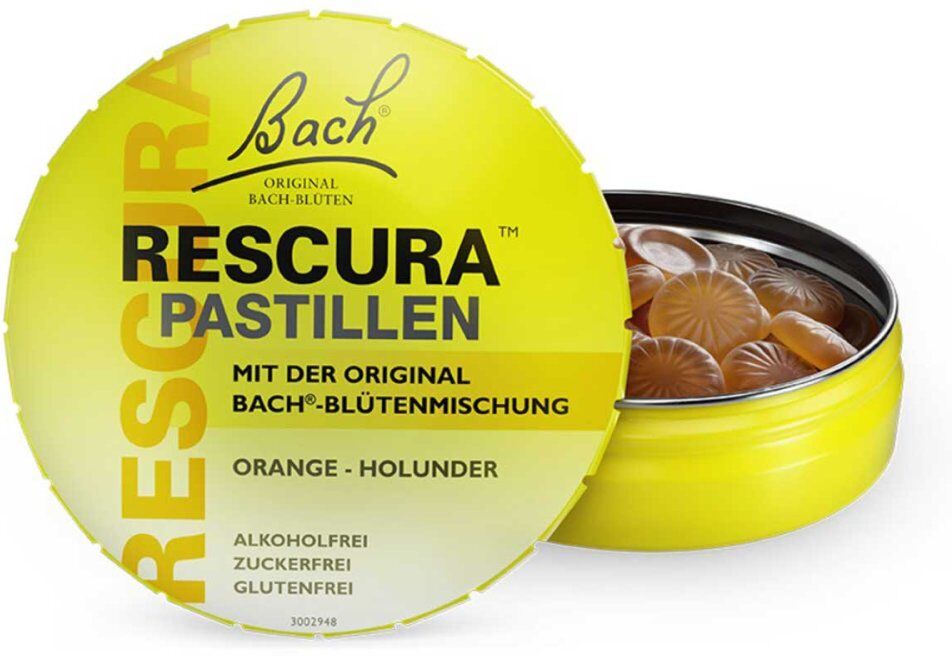 Bach RESCURA Bachblüten Original Rescura Pastillen Orange-Holunder 50g