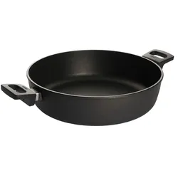 WOLL Guss-Kasserolle Ø 32 cm Nowo Titanium ¦ schwarz ¦ Aluminium-Guss ¦ Maße (cm): H: 8  Ø: 32.0