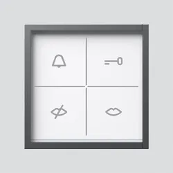 Siedle&Söhne Zustandsanzeige-Modul dunkelgrau-Glimmer ZAM 600-01 DG