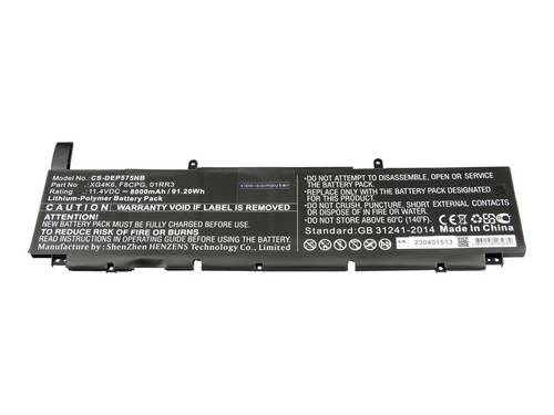 Ipc-computer Notebook-Akku Akku XG4K6 (Replace) 11.40V 8000 mAh