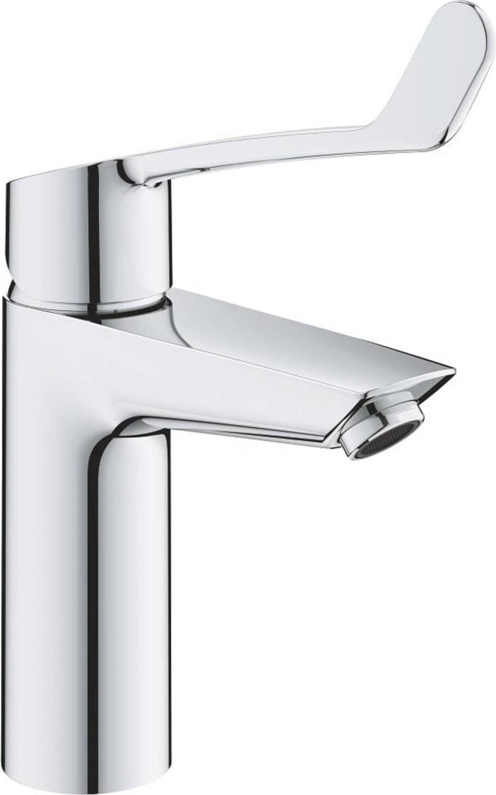 Grohe Eurosmart kraan met pop-up afvoer en waterbesparende functie, chroom