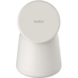 Belkin BoostCharge Pro 2-in-1 MagSafe Ladestation (15 W), Wireless Charger, Beige