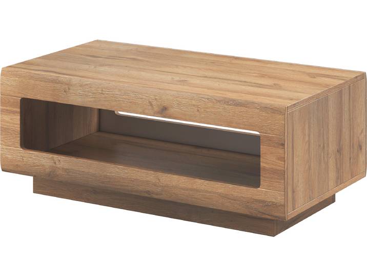 Masseno Couchtisch TULLIA 110 cm Kaffetisch für Wohnzimmer Sofatisch Wohnzimmertisch Eichefarben