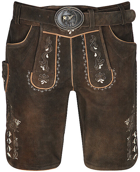 GWEIH & SILK Lederhose LEO braun   56 56