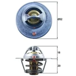 Thermostat Kühlmittel MAHLE TX 185 82D für Smart Forfour