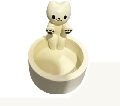 Uplift Curations Cute Kitten Candle Holder Creative Aromatherapy Candlestick Decoration cat 1