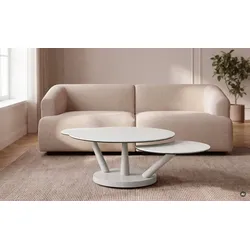 Höffner Selection Couchtisch  Duhan , beige , Maße (cm): H: 44  Ø: 88