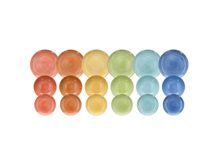 Kombiservice Madison Keramik 6 Personen multicolor