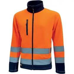 Warnschutz Fleecejacke "BOING" Hi-Light - S (DE size: XS) - Orange