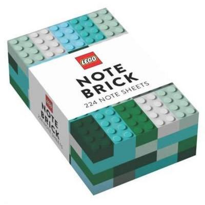 Lego(r) Note Brick (Blue-Green)
