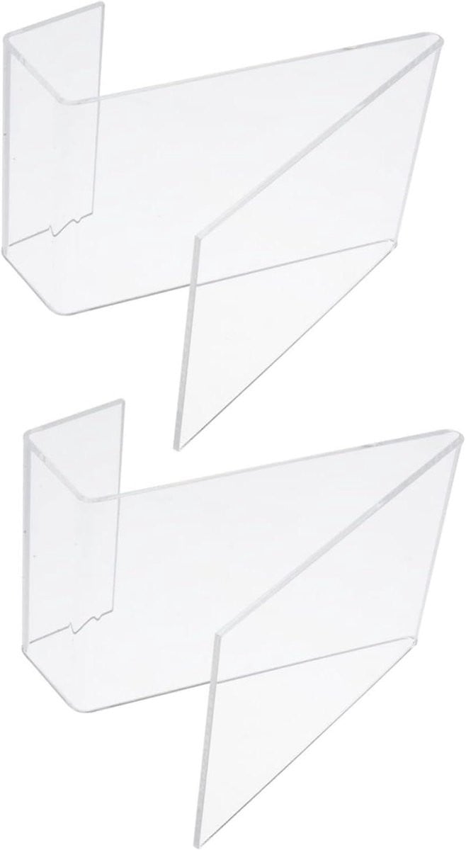 Transparante Boekenstandaard van Acryl - Verticale Boekhouder Display - 10,5 x 9 cm