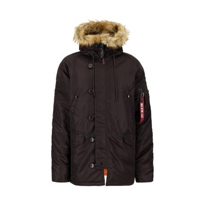 Winterjacke ALPHA INDUSTRIES "N-3B VF 59", Herren, Gr. S, braun (hunter braun), Obermaterial: 100% Nylon. Futter: 100% Nylon. Füllung: 100% Polyester, Jacken Winterjacke