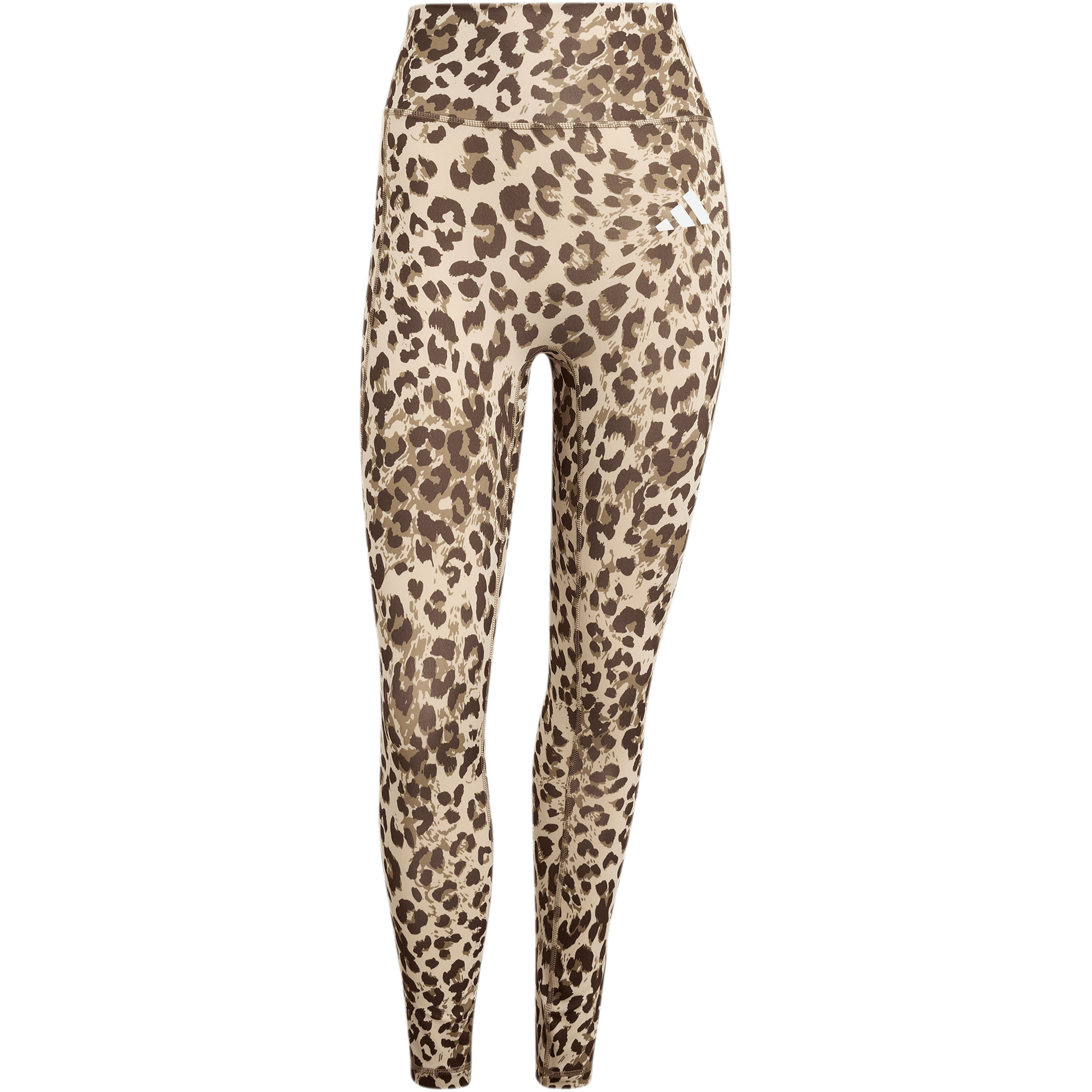 adidas Optime Essentials Leopard 7/8 Tights Damen Tights & Leggings beige Größe S Training & Fitness Schnell trocknend