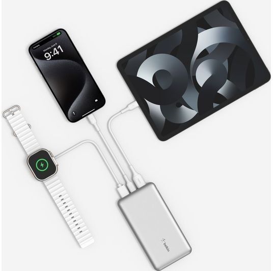 Belkin BoostCharge Power Bank 10000mAh - Silver