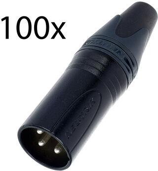 Neutrik NC3 MXX-BAG 100x Noir