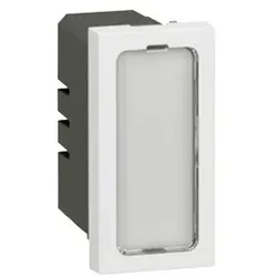 Legrand 078551 Lichtsignal 1-fach, 12/24/48 V / 0,2 W, für Gleich- und Wechselspannung