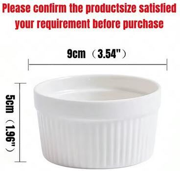 Uplift Treasures Premium Ceramic Striped Bowls Heat Resistant, Non Stick Dessert & Snack Serving Bowls white (1 Pc)