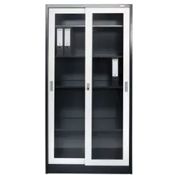 Jet-Line Aktenschrank St. Petersburg dunkelgrau-weiss