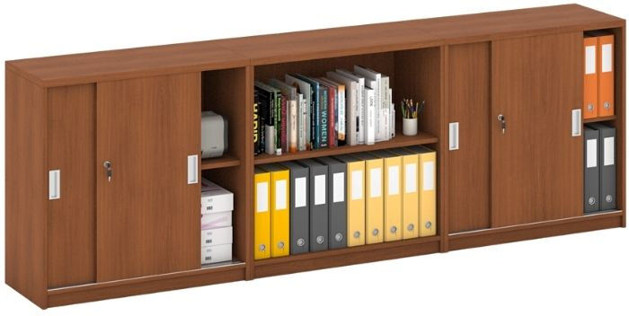 B2B Partner Schrank-Set MIRELLI, Typ II – Kirschbaum