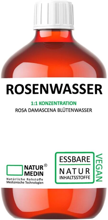 Naturmedin Rosenwasser PET 500ml
